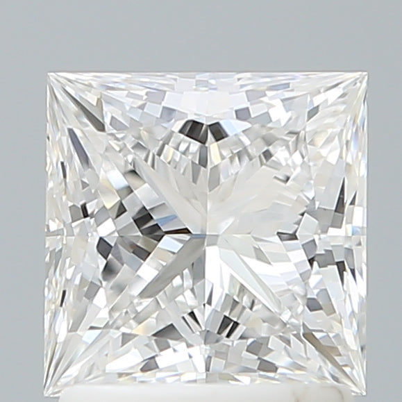 1.60 Carat Princess Shaped, Ideal Cut, D Color, VVS2 Clarity, IGI Certified Lab Grown Diamond