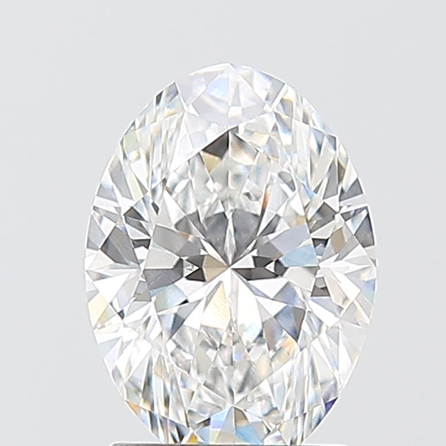 1.51 Carat Oval Shaped, Excellent Cut, D Color, VVS2 Clarity, IGI Certified Lab Grown Diamond