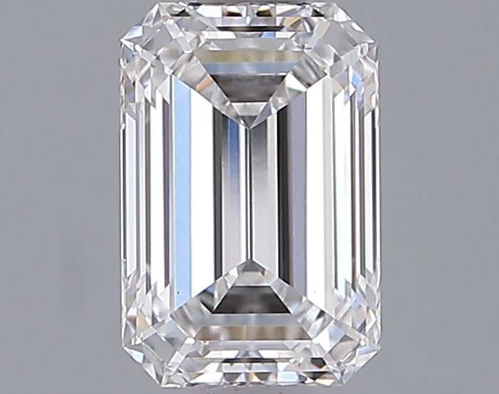 1.43 Carat Emerald Shaped, Ideal Cut, D Color, VS1 Clarity, IGI Certified Lab Grown Diamond