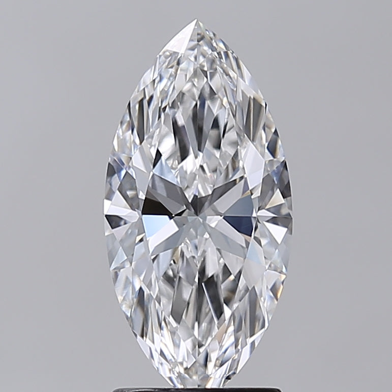 1.62 Carat Marquise Shaped, Ideal Cut, D Color, VVS1 Clarity, IGI Certified Lab Grown Diamond