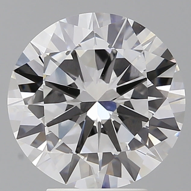 4.00 Carat Round Shaped, Excellent Cut, E Color, VVS2 Clarity, IGI Certified Lab Grown Diamond