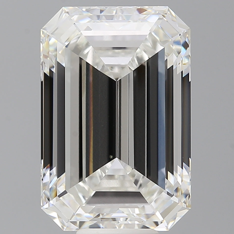 11.52 Carat Emerald Shaped, Ideal Cut, F Color, VVS2 Clarity, IGI Certified Lab Grown Diamond