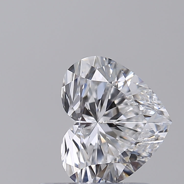 0.90 Carat Heart Shaped, Excellent Cut, D Color, VVS1 Clarity, GIA Certified Lab Grown Diamond