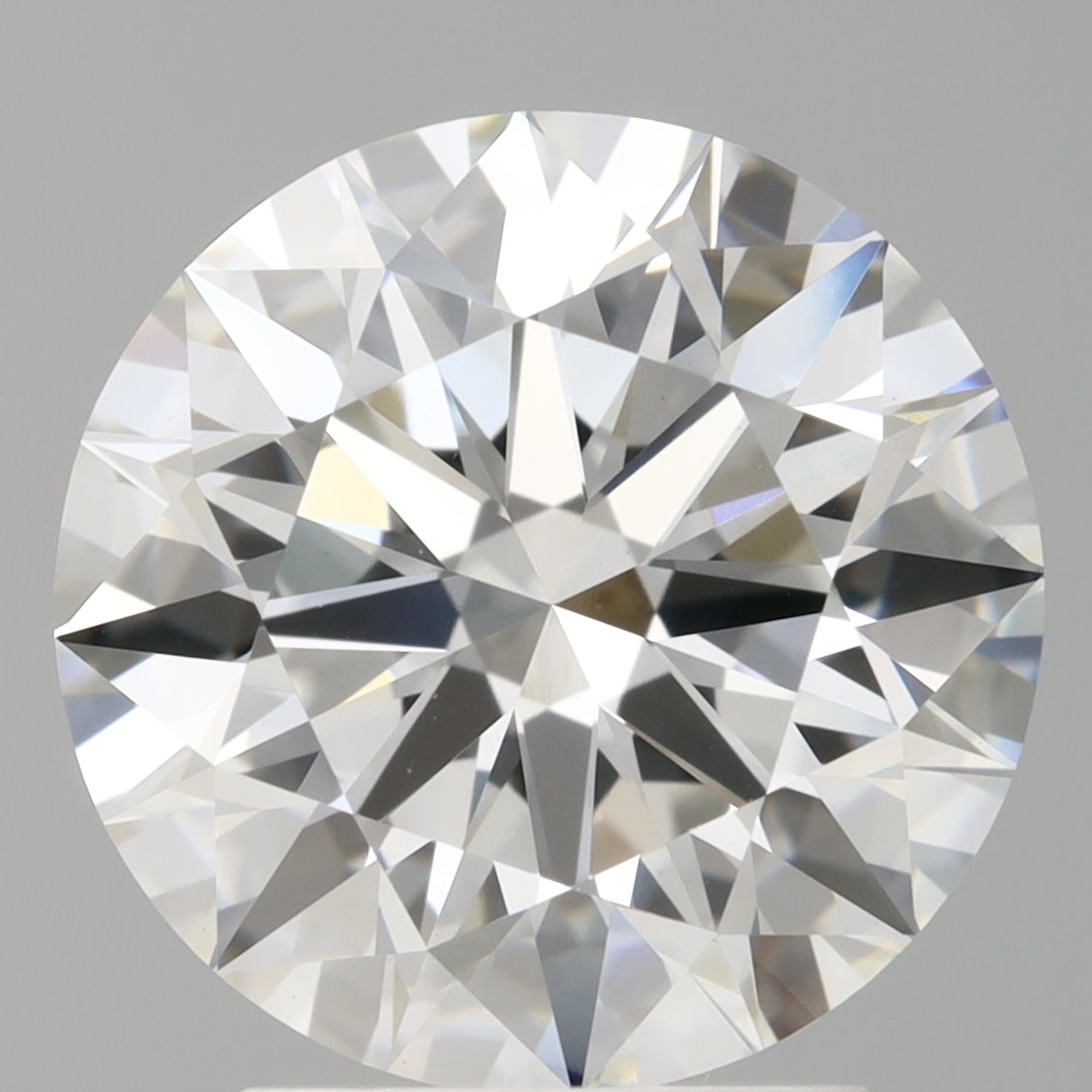 3.05 Carat Round Shaped, Ideal Cut, E Color, VVS2 Clarity, IGI Certified Lab Grown Diamond