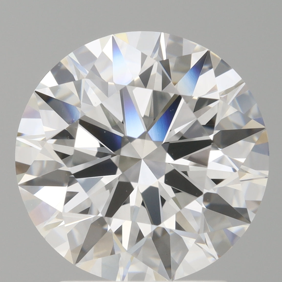 2.60 Carat Round Shaped, Ideal Cut, D Color, VVS2 Clarity, IGI Certified Lab Grown Diamond