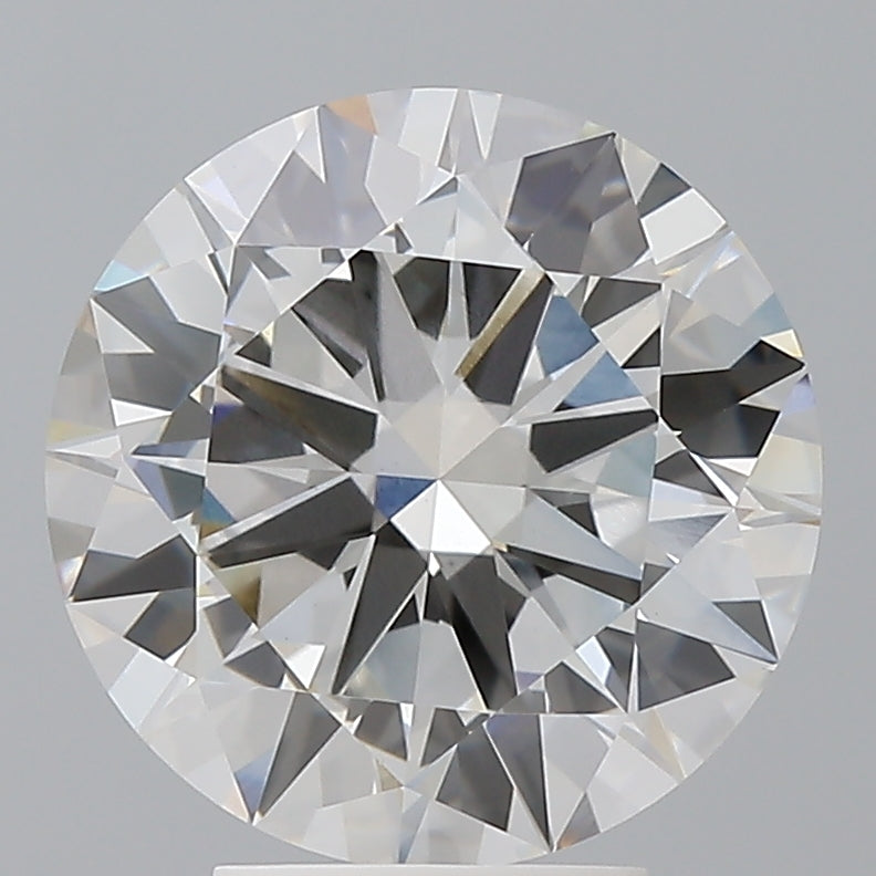 4.50 Carat Round Shaped, Excellent Cut, F Color, VVS2 Clarity, IGI Certified Lab Grown Diamond