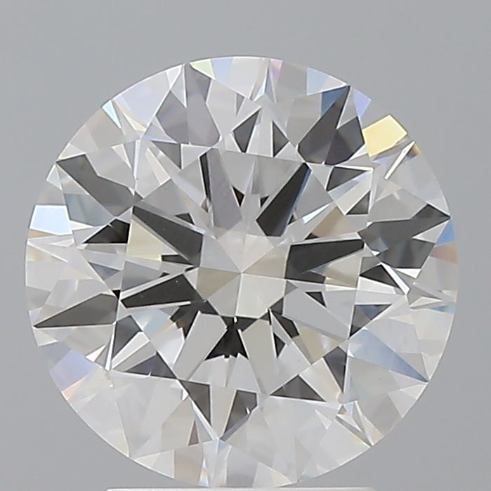 3.05 Carat Round Shaped, Ideal Cut, E Color, VVS2 Clarity, IGI Certified Lab Grown Diamond