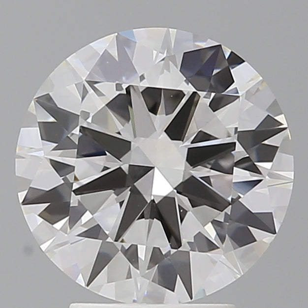 3.52 Carat Round Shaped, Excellent Cut, F Color, VVS2 Clarity, IGI Certified Lab Grown Diamond