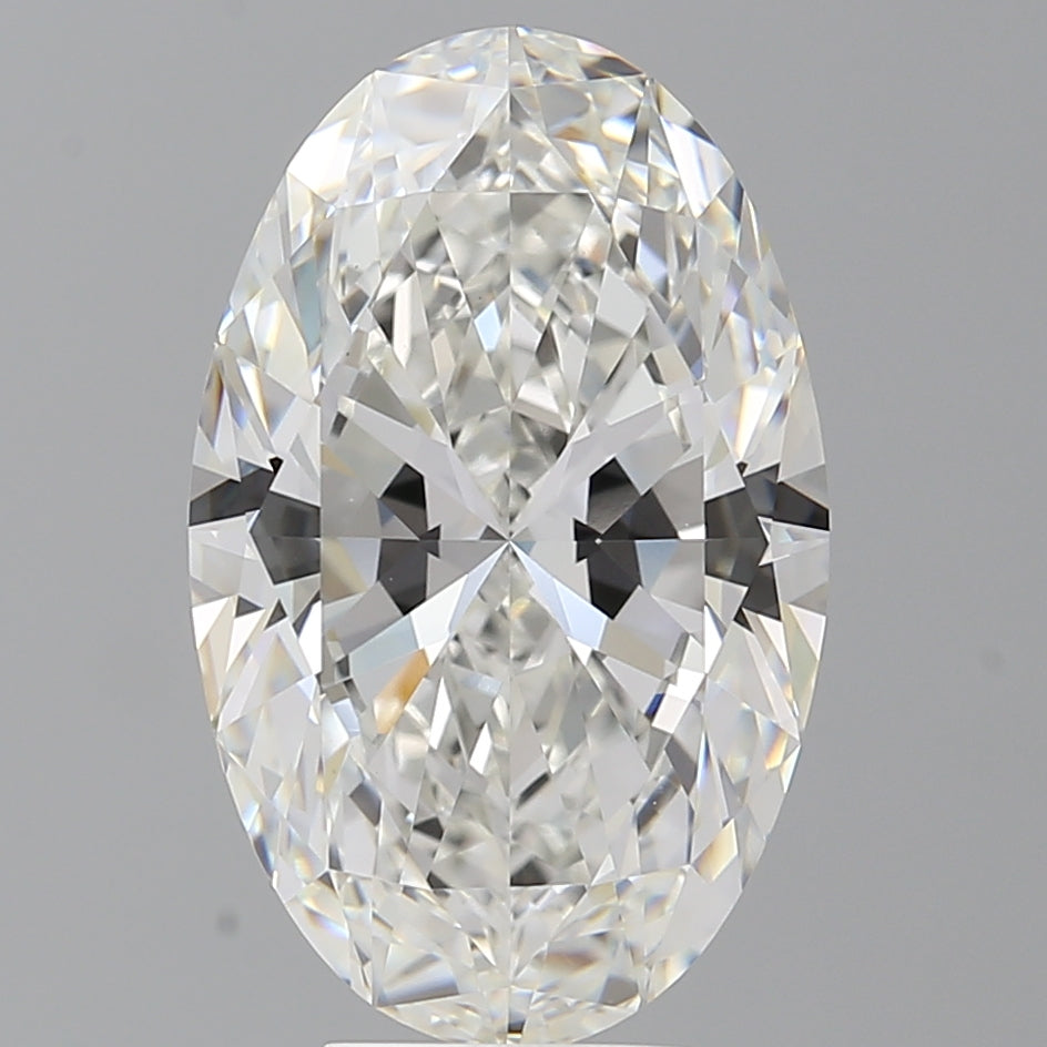 6.58 Carat Oval Shaped, Ideal Cut, F Color, VVS2 Clarity, IGI Certified Lab Grown Diamond