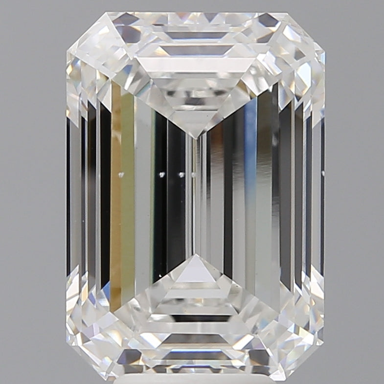 7.55 Carat Emerald Shaped, Ideal Cut, E Color, VS1 Clarity, IGI Certified Lab Grown Diamond
