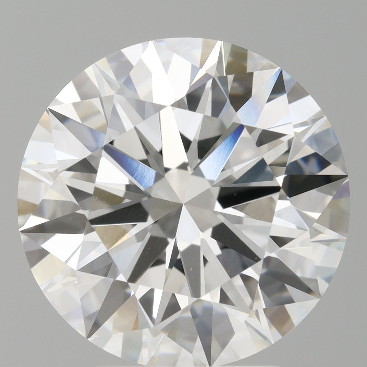4.09 Carat Round Shaped, Ideal Cut, E Color, VVS2 Clarity, IGI Certified Lab Grown Diamond