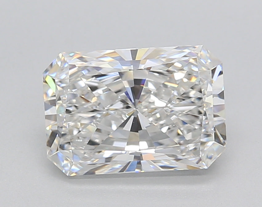 1.88 Carat Radiant Shaped, Ideal Cut, E Color, IF Clarity, IGI Certified Lab Grown Diamond