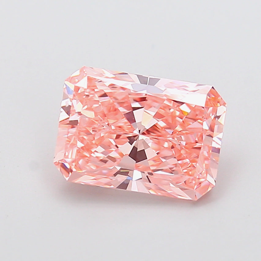 4.16 Carat Radiant Shaped, Very Good Cut, VVS2 Clarity, IGI Certified Lab Grown Diamond