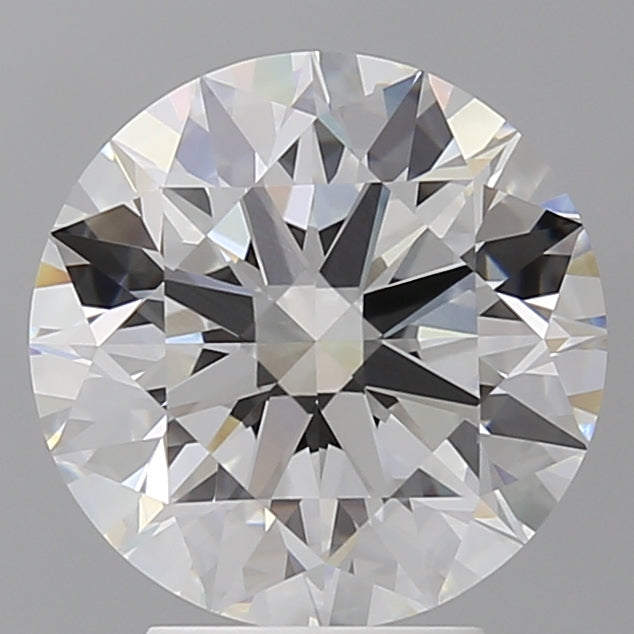 4.09 Carat Round Shaped, Ideal Cut, E Color, VVS2 Clarity, IGI Certified Lab Grown Diamond