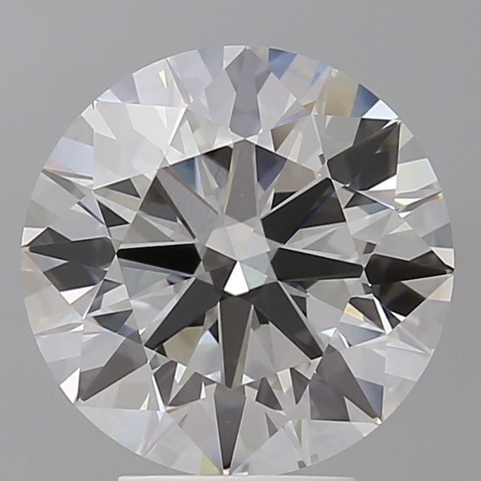 4.59 Carat Round Shaped, Ideal Cut, F Color, VVS2 Clarity, IGI Certified Lab Grown Diamond