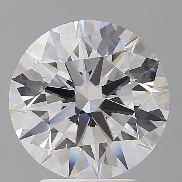 3.57 Carat Round Shaped, Ideal Cut, F Color, VS1 Clarity, IGI Certified Lab Grown Diamond