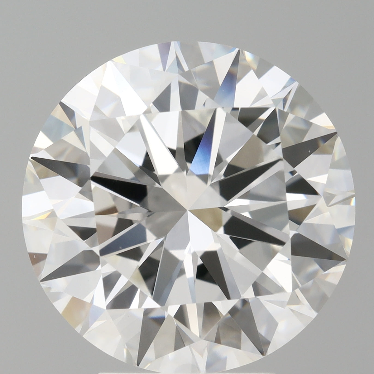 5.04 Carat Round Shaped, Excellent Cut, E Color, VVS2 Clarity, IGI Certified Lab Grown Diamond