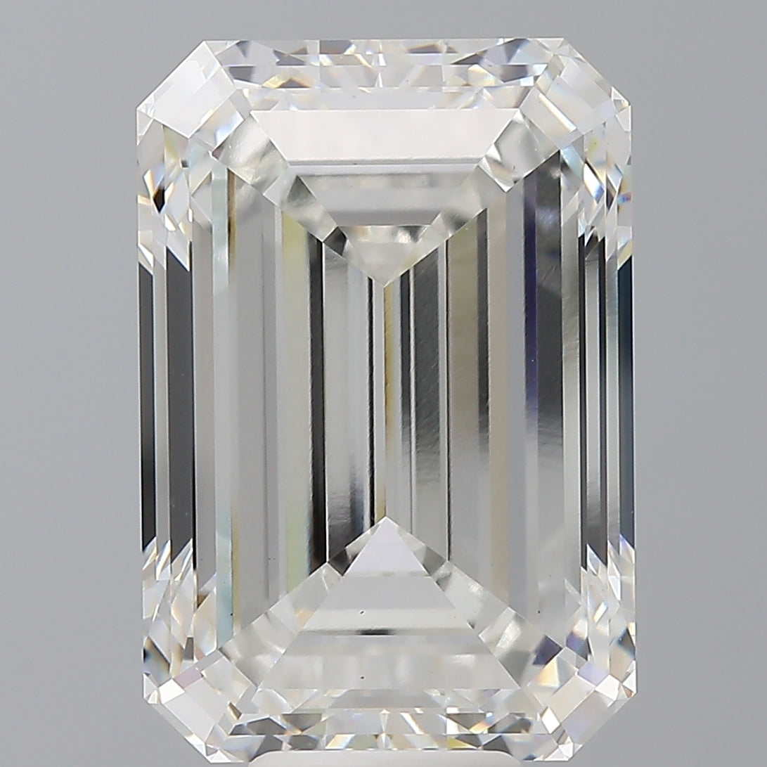 11.51 Carat Emerald Shaped, Excellent Cut, F Color, VS1 Clarity, IGI Certified Lab Grown Diamond