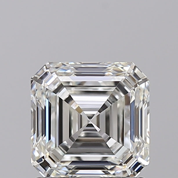1.57 Carat Asscher Shaped, Excellent Cut, G Color, IF Clarity, IGI Certified Lab Grown Diamond