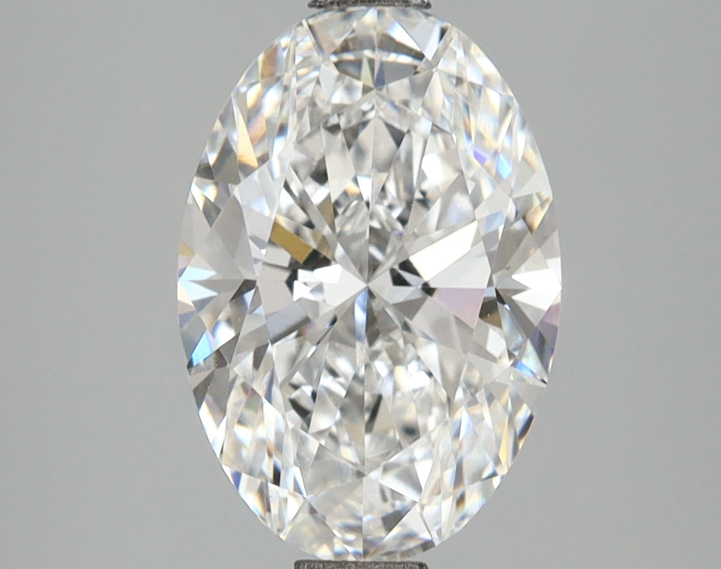 2.55 Carat Oval Shaped, Ideal Cut, D Color, VVS2 Clarity, IGI Certified Lab Grown Diamond
