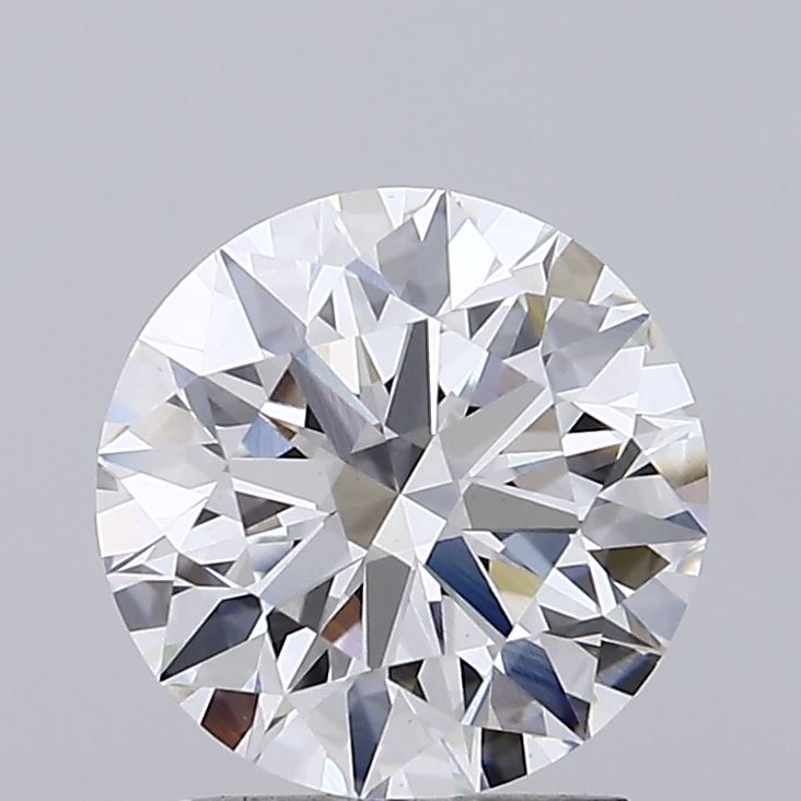 2.09 Carat Round Shaped, Ideal Cut, F Color, VVS2 Clarity, IGI Certified Lab Grown Diamond