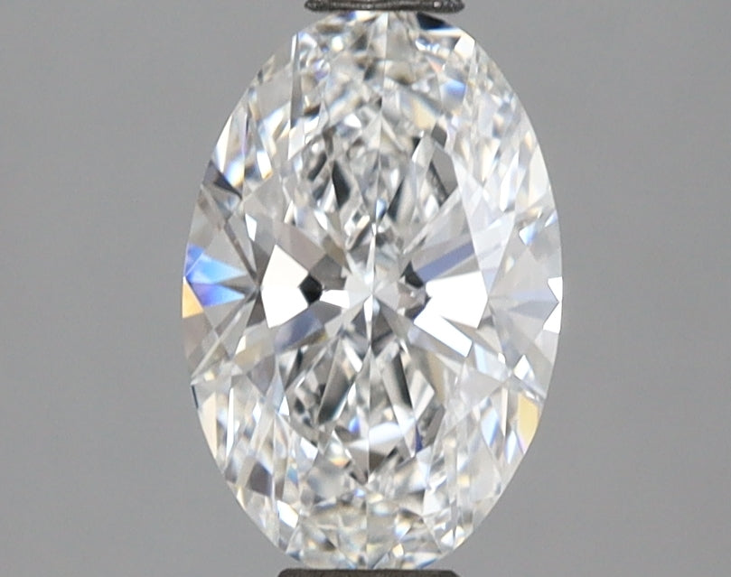 1.09 Carat Oval Shaped, Ideal Cut, D Color, VVS2 Clarity, IGI Certified Lab Grown Diamond