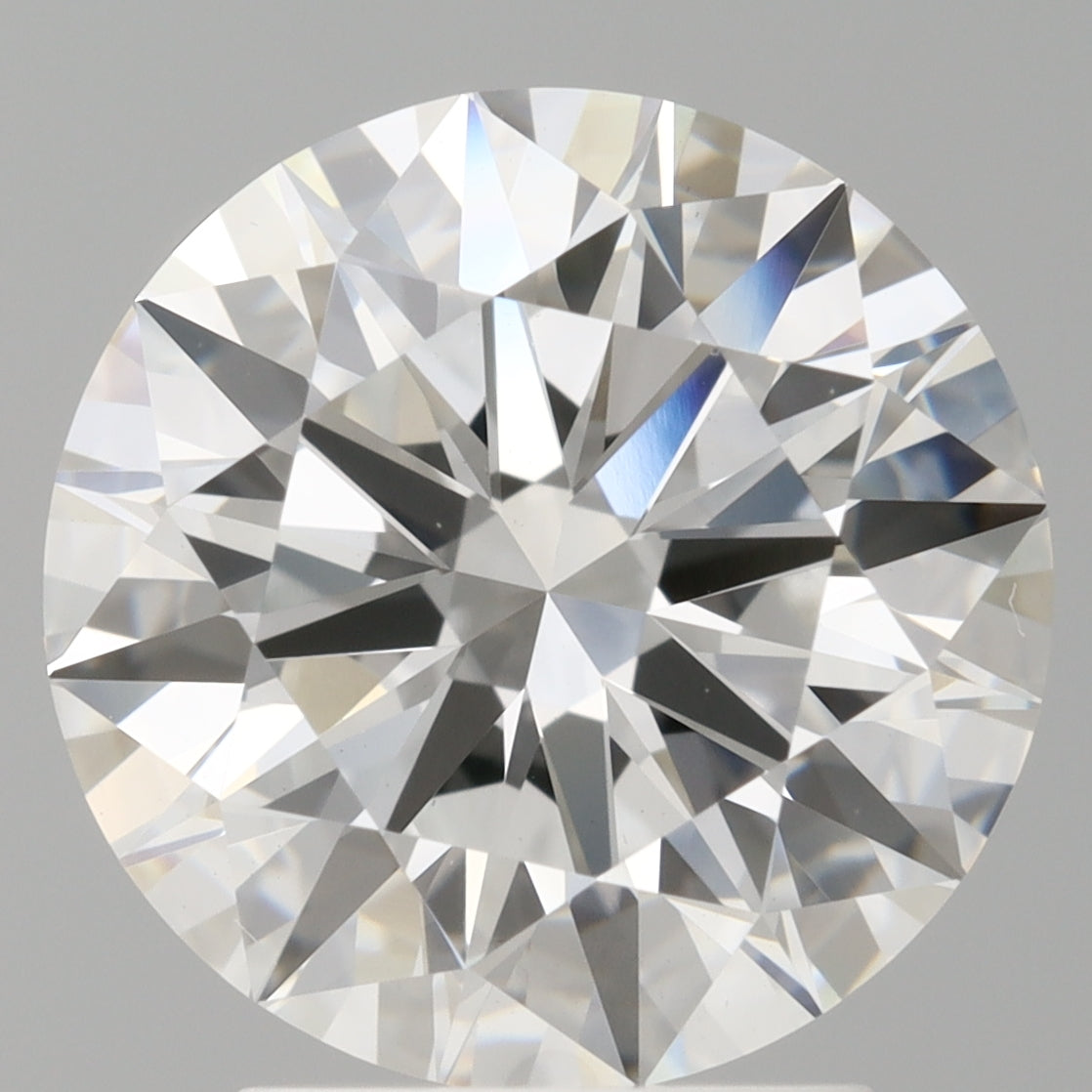 3.10 Carat Round Shaped, Ideal Cut, F Color, VVS2 Clarity, IGI Certified Lab Grown Diamond