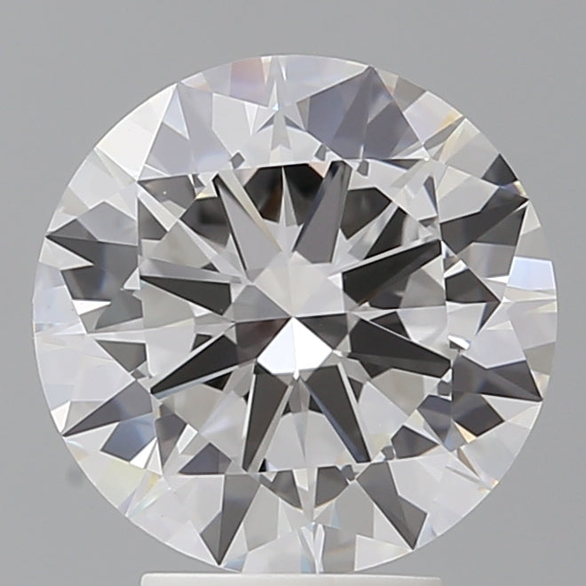 4.03 Carat Round Shaped, Excellent Cut, F Color, VVS2 Clarity, IGI Certified Lab Grown Diamond