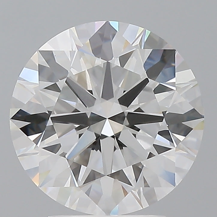 3.58 Carat Round Shaped, Ideal Cut, F Color, VVS2 Clarity, IGI Certified Lab Grown Diamond