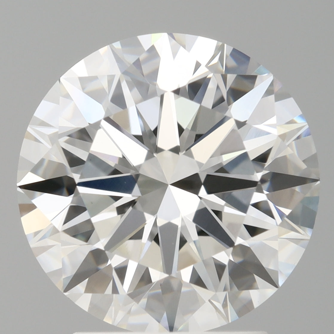 3.00 Carat Round Shaped, Excellent Cut, F Color, VVS2 Clarity, IGI Certified Lab Grown Diamond