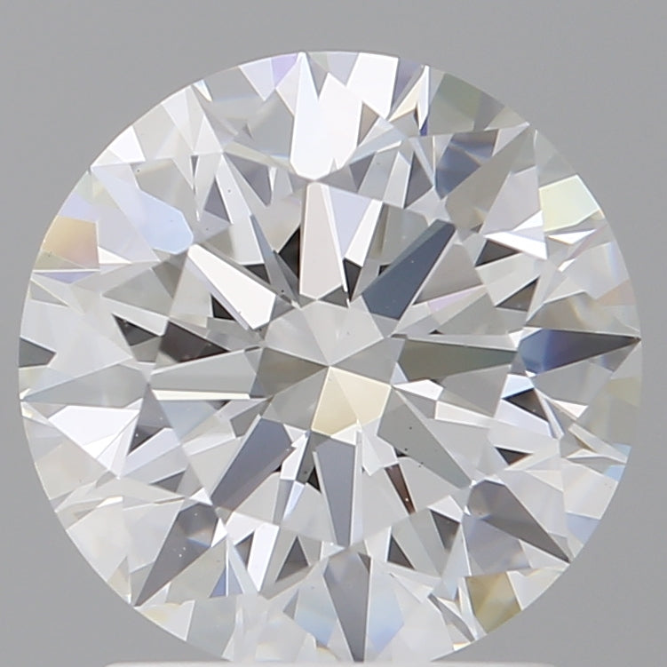2.02 Carat Round Shaped, Ideal Cut, E Color, VVS2 Clarity, IGI Certified Lab Grown Diamond