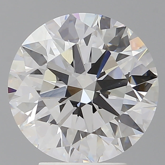 4.00 Carat Round Shaped, Excellent Cut, E Color, VVS2 Clarity, IGI Certified Lab Grown Diamond