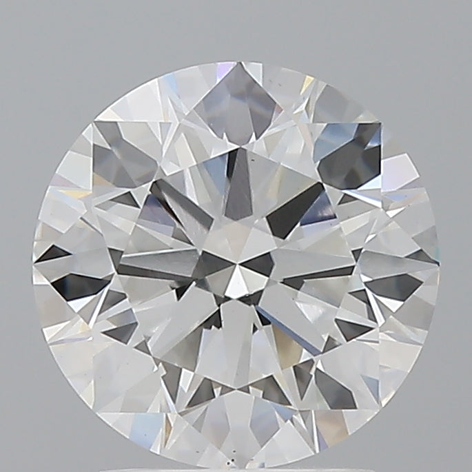 2.56 Carat Round Shaped, Ideal Cut, F Color, VS1 Clarity, IGI Certified Lab Grown Diamond