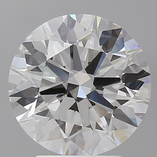 3.59 Carat Round Shaped, Ideal Cut, E Color, VVS2 Clarity, IGI Certified Lab Grown Diamond