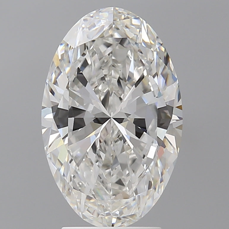 3.60 Carat Oval Shaped, Excellent Cut, F Color, VVS2 Clarity, IGI Certified Lab Grown Diamond