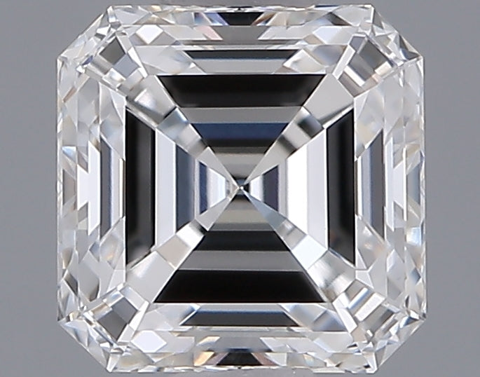1.04 Carat Asscher Shaped, Excellent Cut, E Color, VVS2 Clarity, IGI Certified Lab Grown Diamond