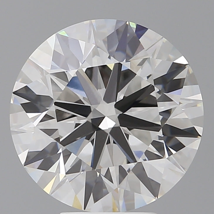 6.10 Carat Round Shaped, Ideal Cut, F Color, VVS2 Clarity, IGI Certified Lab Grown Diamond