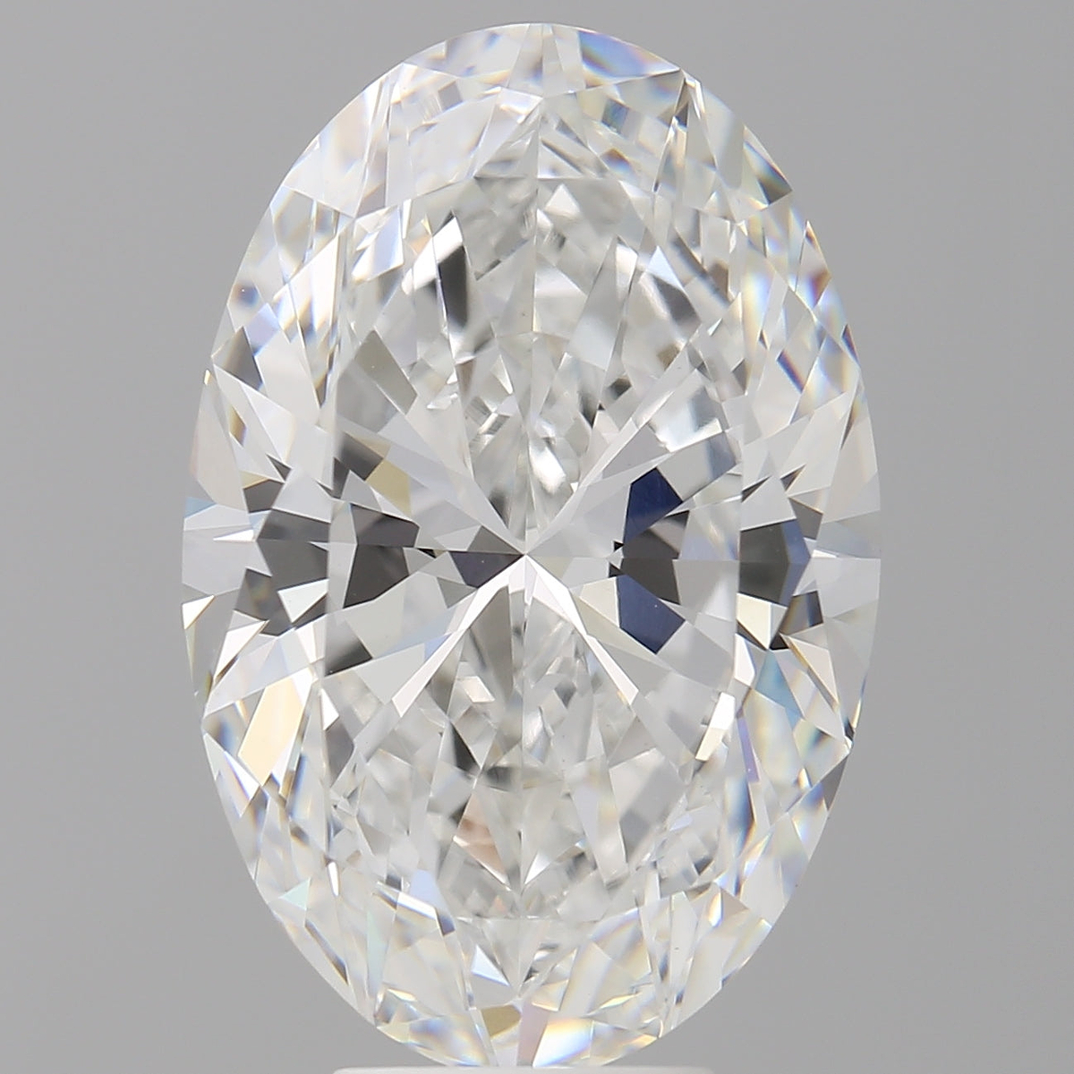 8.00 Carat Oval Shaped, Ideal Cut, F Color, VVS2 Clarity, IGI Certified Lab Grown Diamond