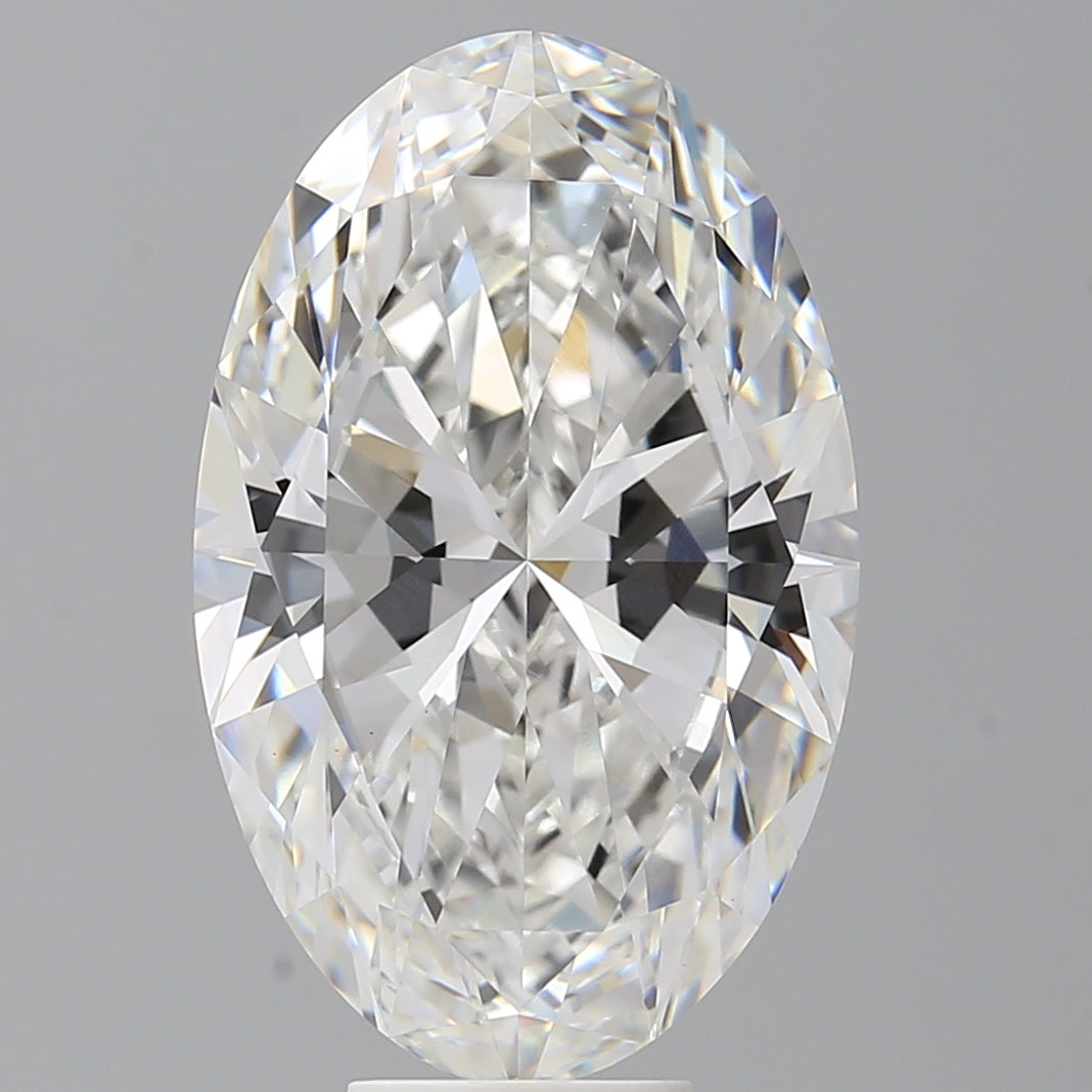 9.10 Carat Oval Shaped, Ideal Cut, F Color, VS1 Clarity, IGI Certified Lab Grown Diamond