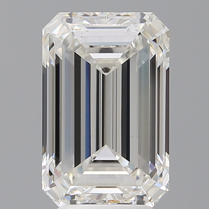 4.51 Carat Emerald Shaped, Ideal Cut, F Color, VS1 Clarity, IGI Certified Lab Grown Diamond