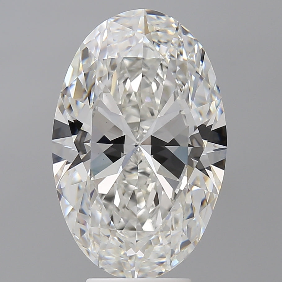 6.03 Carat Oval Shaped, Ideal Cut, F Color, VVS2 Clarity, IGI Certified Lab Grown Diamond