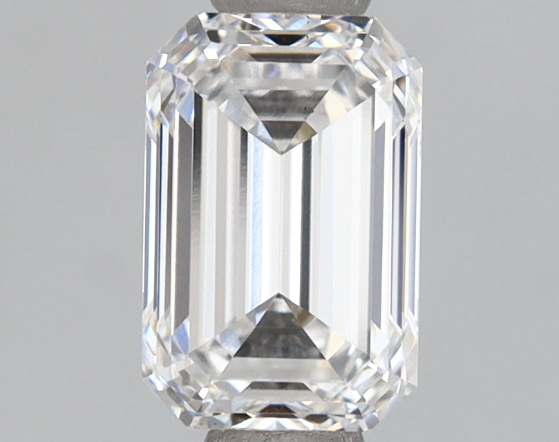 1.24 Carat Emerald Shaped, Ideal Cut, D Color, VS2 Clarity, IGI Certified Lab Grown Diamond
