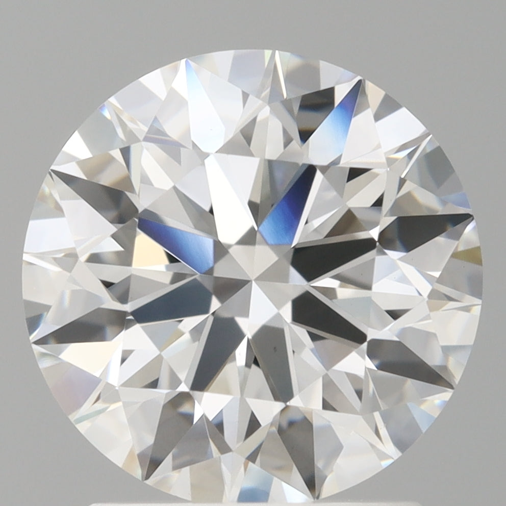 2.08 Carat Round Shaped, Ideal Cut, E Color, VVS2 Clarity, IGI Certified Lab Grown Diamond
