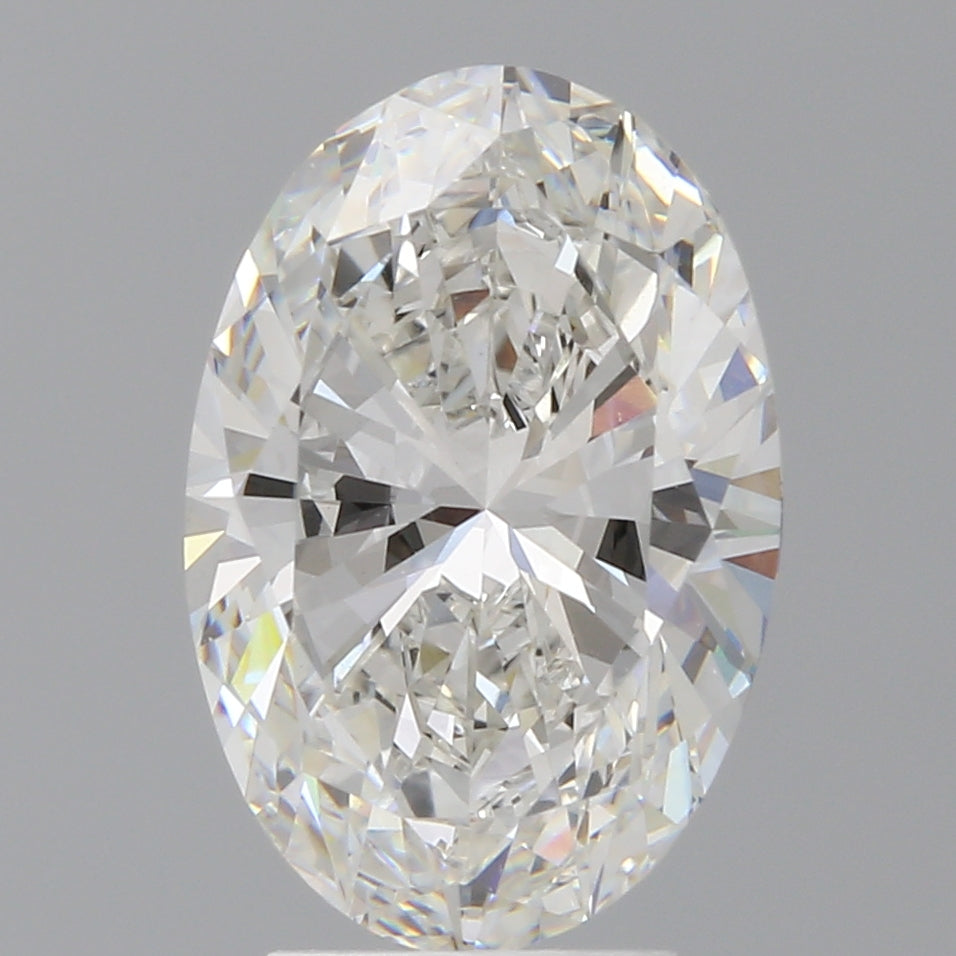4.02 Carat Oval Shaped, Ideal Cut, F Color, VVS2 Clarity, IGI Certified Lab Grown Diamond