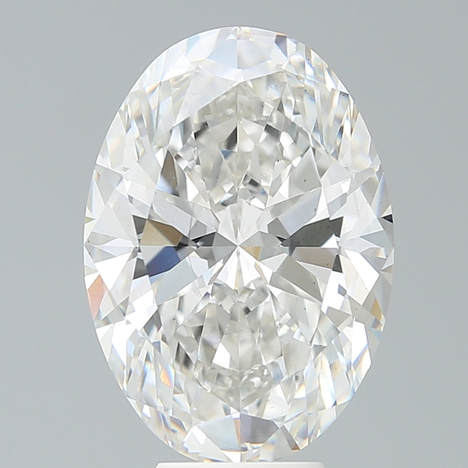 7.60 Carat Oval Shaped, Excellent Cut, G Color, VS2 Clarity, IGI Certified Lab Grown Diamond