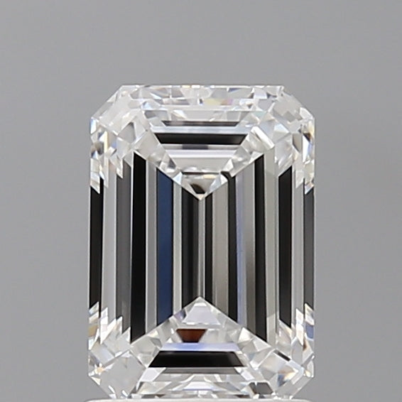 1.60 Carat Emerald Shaped, Ideal Cut, E Color, VVS2 Clarity, IGI Certified Lab Grown Diamond