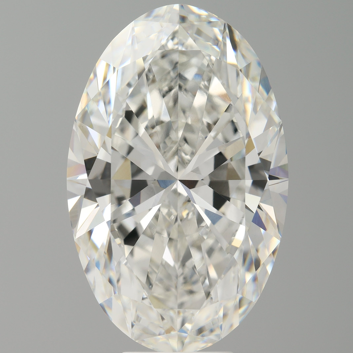 10.07 Carat Oval Shaped, Ideal Cut, F Color, VVS2 Clarity, IGI Certified Lab Grown Diamond
