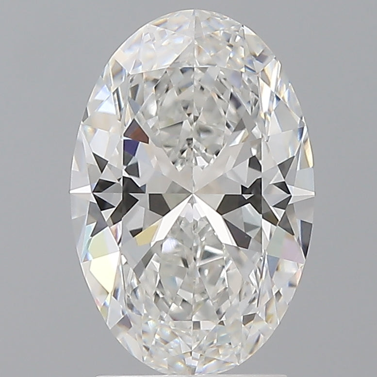 2.60 Carat Oval Shaped, Ideal Cut, E Color, VVS2 Clarity, IGI Certified Lab Grown Diamond