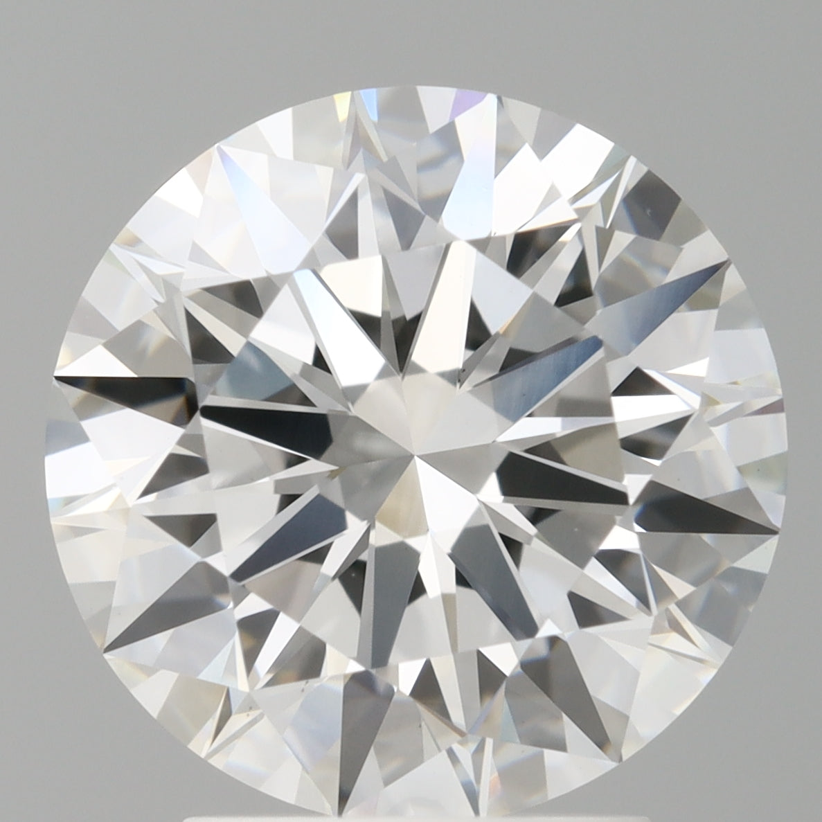3.09 Carat Round Shaped, Ideal Cut, E Color, VVS2 Clarity, IGI Certified Lab Grown Diamond