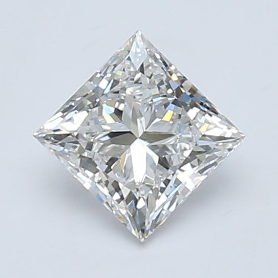 1.09 Carat Princess Shaped, Ideal Cut, D Color, VVS1 Clarity, IGI Certified Lab Grown Diamond
